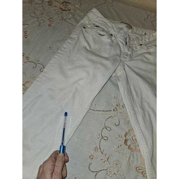 Banana Republic White Cropped Jeans Size 1 / 25 - Picture 11 of 14